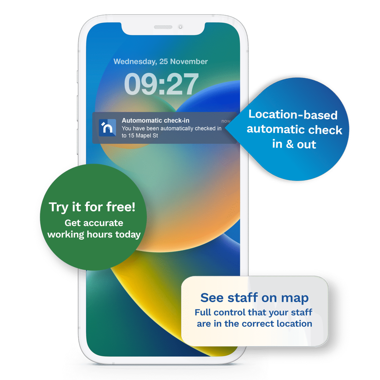 Discover the benefits of time reporting via app